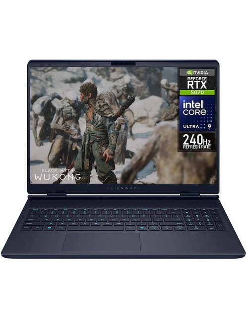 ALIENWARE Laptop gamer Alienware X16 Aurora 16 pulgadas QHD+ Intel Core Ultra 9 NVIDIA Geforce RTX 5070 32 GB RAM 1 TB SSD