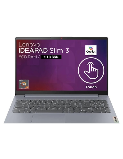 LENOVO Laptop 2 en 1 touch Lenovo Slim 3 15.6 pulgadas Full HD Intel Core i5 Intel UHD 8 GB RAM 1 TB SSD
