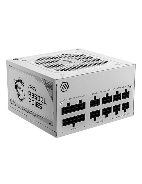 MSI Fuente de poder MSI MAG A850GL PCIE5 White