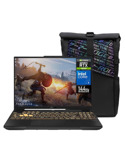 ASUS Laptop gamer Asus TUF Gaming F16 16 pulgadas full hd+ intel core 5 210h nvidia geforce rtx 3050 32 gb ram 1.5 tb ssd
