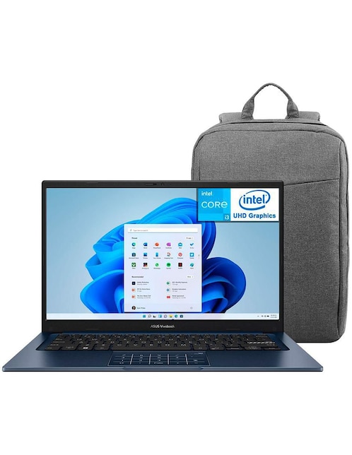 ASUS Laptop Asus Vivobook 14 14 pulgadas full hd intel core i3 intel uhd graphics 24 gb ram 256 gb ssd