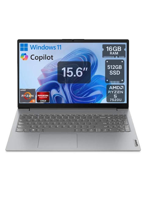 Laptop Lenovo Lenovo V15 01BIN 15.6 pulgadas full HD amd ryzen 5 amd radeon 16 GB RAM 512 GB SSD