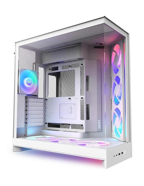 Gabinete Nzxt H9 FLOW RGB+ WHITE