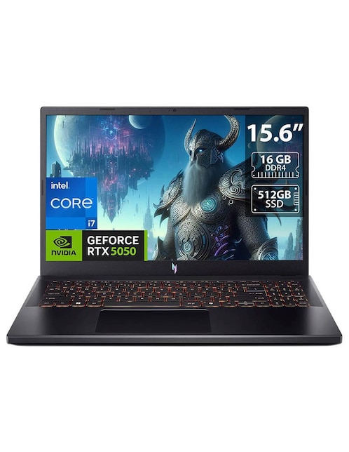 ACER Laptop gamer Acer Nitro V 15.6 pulgadas full HD intel Core i7 NVIDIA GeForce RTX 5050 16 GB RAM 512 GB SSD