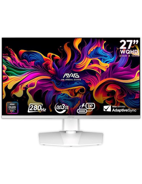 MSI Monitor gamer Msi Standard WQHD 27 pulgadas MAG 272QPW QD-OLED X28