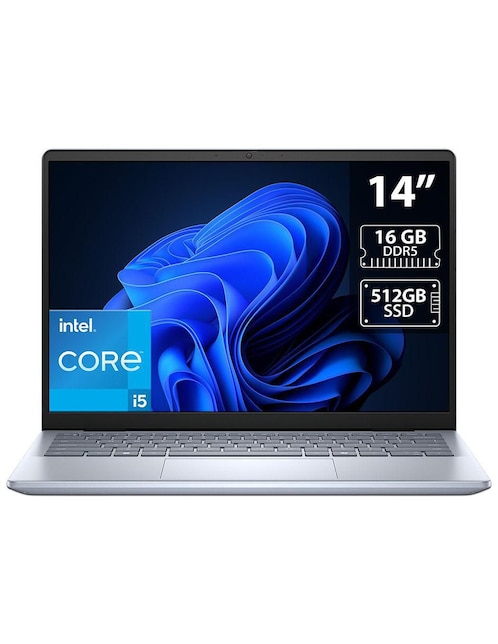 DELL Laptop Dell KCV5HCUSTOM51216 14 pulgadas WUXGA Intel Core I5 Intel UHD Graphics 16 GB RAM 512 GB SSD