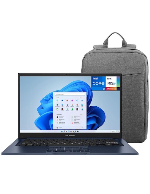 ASUS Laptop Asus Vivobook 14 14 pulgadas Full HD Intel Core i7 Intel Iris XE 16 GB RAM 512 GB SSD