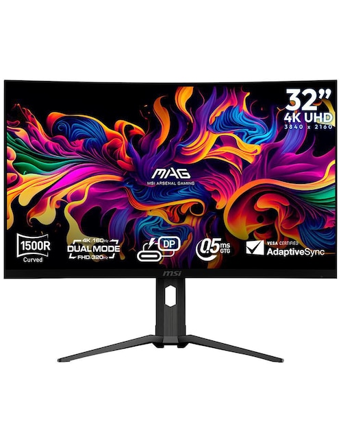 MSI Monitor gamer Msi Standard 4K/UHD 32 pulgadas MAG 321CUPDF
