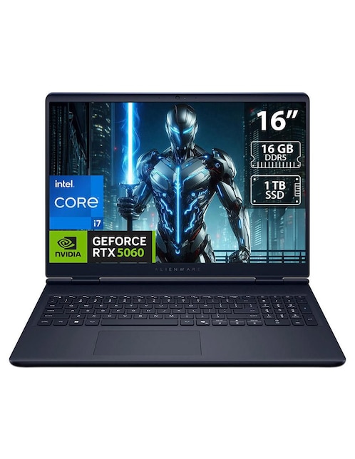 Laptop gamer DEAC1625001 16 pulgadas WQXGA Intel Core 7 240H NVIDIA GeForce RTX 5060 16 GB RAM 1 TB SSD Laptop gamer DEAC1625001 16 pulgadas WQXGA Intel Core 7 240H NVIDIA GeForce RTX 5060 16 GB RAM 1 TB SSD