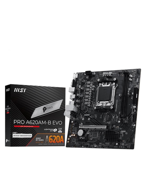Tarjeta madre PRO A620AM- EVO compatible con procesador AMD Tarjeta madre PRO A620AM- EVO compatible con procesador AMD