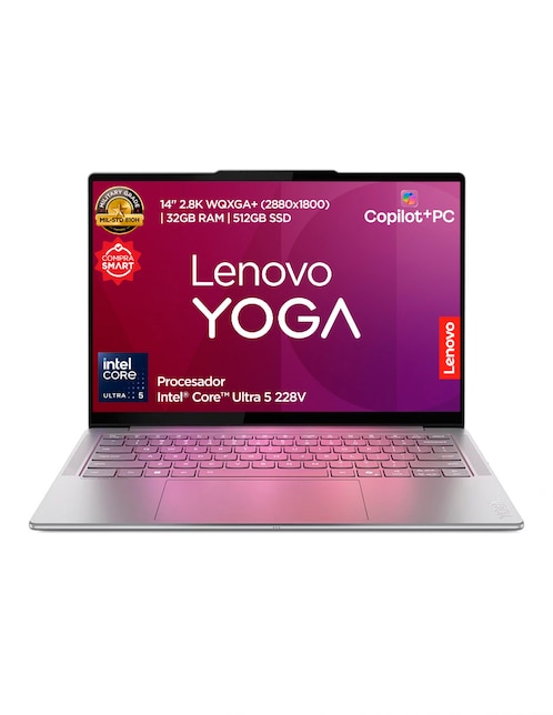Laptop thin & light Lenovo 83JX0005LM 14 pulgadas WQXGA Intel Core Ultra 5 Integradas 32 GB RAM 512 GB SSD
