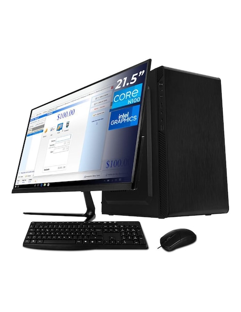 XTREME PC GAMING Computadora de escritorio Xtreme Pc Gaming intel n100 intel uhd graphics 8 gb ram 256 gb ssd