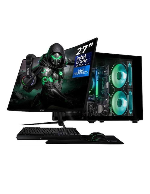 Computadora gamer Xtreme PC Gaming XTBRU516GB5XEMTGB
pulgadas Full HD Intel Core Ultra 5 integradas 16 GB Ram 1 TB SSD