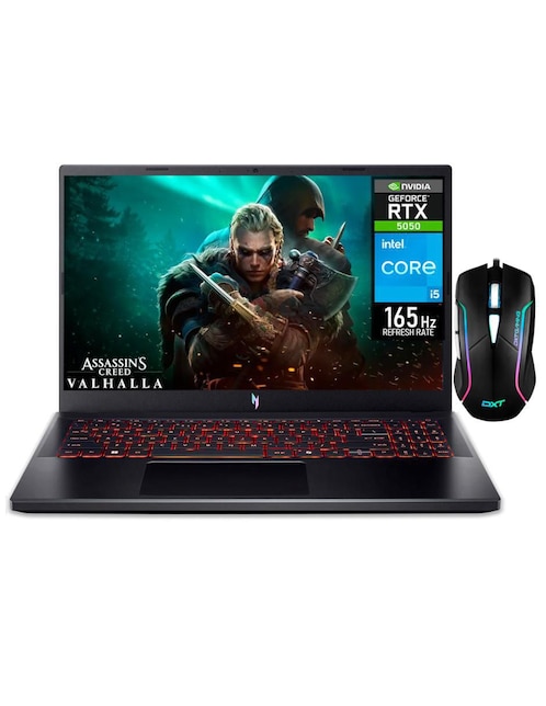 ACER Laptop game Acer Nitro V 15 15.6 pulgadas Full HD Intel Core i5 NVIDIA GeForce RTX 5050 32 GB RAM 512 GB SSD