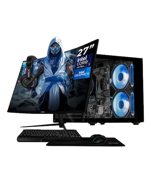 Computadora gamer Xtreme PC Gaming XTBRU716GB5XEMTGB 27 pulgadas Full HD Intel Core Ultra 7 integradas 16 GB Ram1 TB SSD