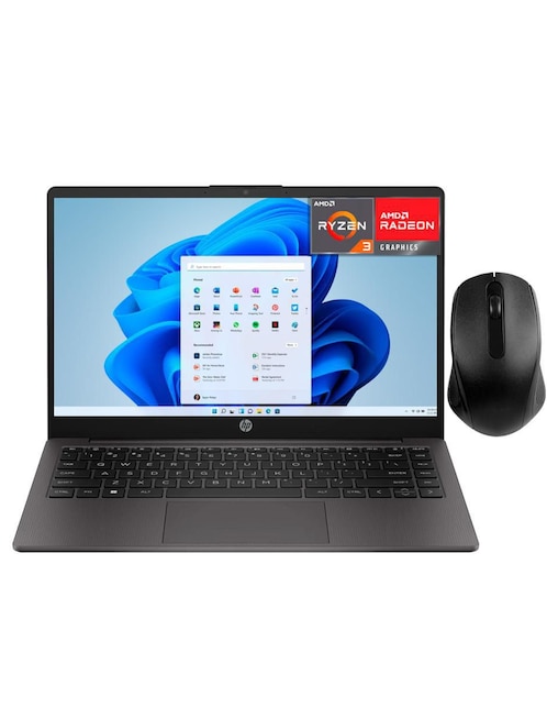 HP Laptop HP 245 G10 14 pulgadas HD AMD Ryzen 3 AMD Radeon Graphics 16 GB RAM 512 GB SSD
