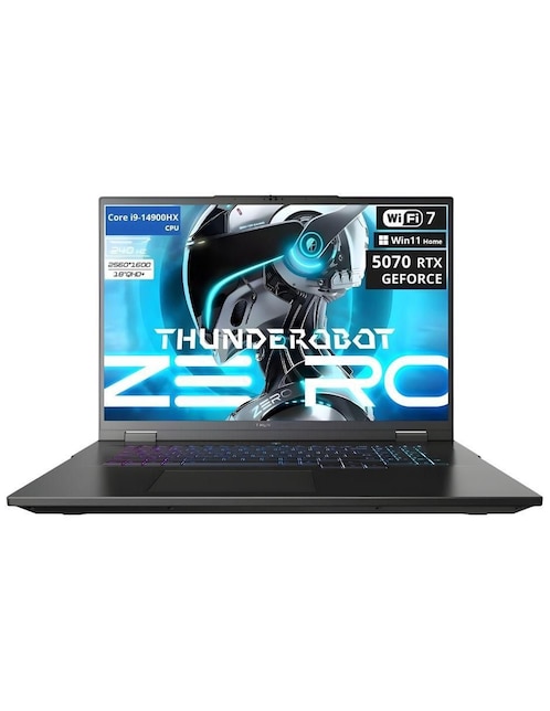 THUNDEROBOT Laptop gamer Thunderobot Zero18 pulgadas Full HD Intel Core i9 NVIDIA GeForce RTX 5070 16 GB RAM 1 TB SSD