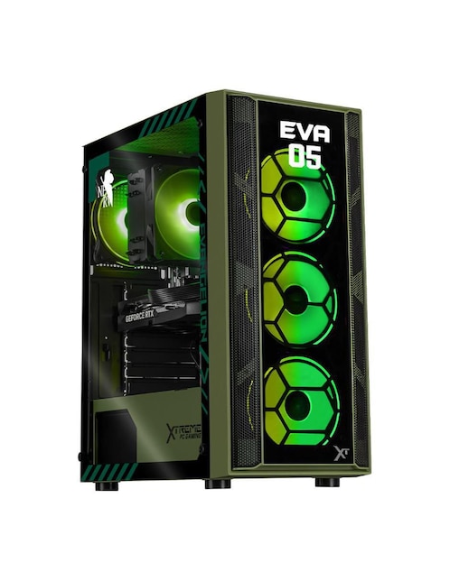 Computadora gamer Xtreme Pc Gaming XTPCR716GB5060EVA05 AMD Ryzen 7 NVIDIA GeForce RTX 5060 16 GB RAM 1 TB SSD