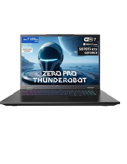 THUNDEROBOT Laptop touch Thunderobot Zero 18 Pro 18 pulgadas QHD+ Intel Core Ultra 7 NVIDIA GeForce RTX 5070 Ti 32 GB RAM 1 TB SSD