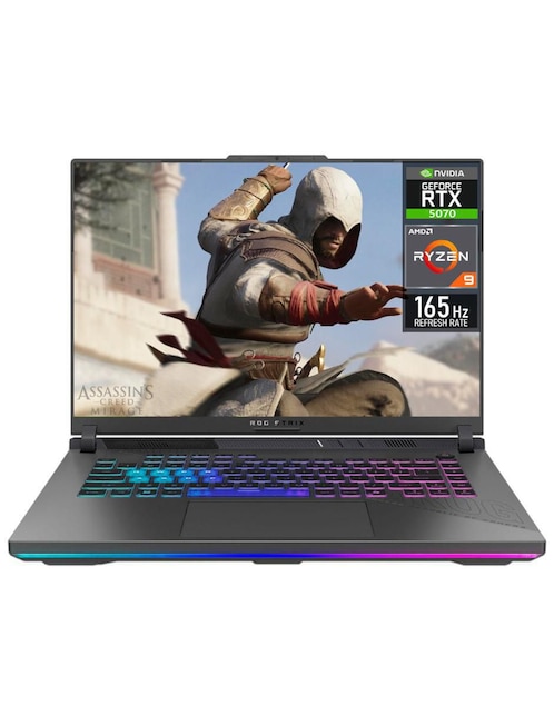 ASUS Laptop gamer Asus G614PP-WH94 16 pulgadas WUXGA AMD Ryzen 9 NVIDIA GeForce RTX 5070 16 GB RAM 1 TB SSD