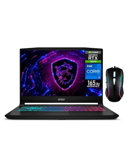 MSI Laptop gamer Msi KT15I-5070Ci7641TM 15.6 pulgadas QHD Intel Core i7 NVIDIA GeForce RTX 5070 64 GB RAM 1 TB SSD