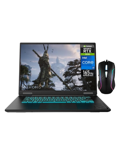 GIGABYTE Laptop Gamergigabyte Gaming A16 16 pulgadas Wuxga Intel Core I7 NVIDIA Geforce Rtx 5050 32 GB RAM 1 TB SSD