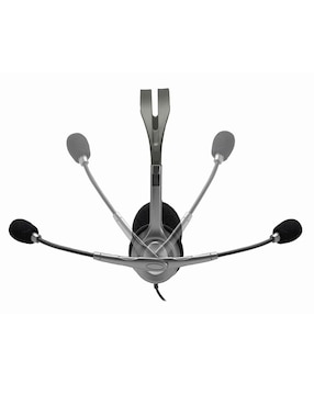 Audífonos Logitech On-Ear H111 Stereo Headset gris