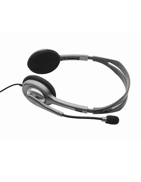 Audífonos Logitech On-Ear H111 Stereo Headset gris