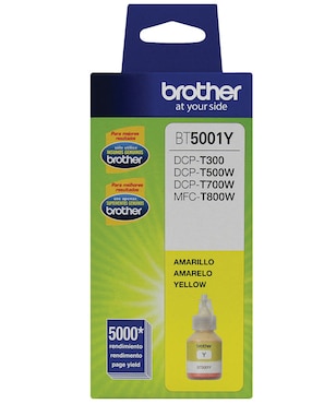 Bote de tinta Brother BT5001Y amarillo