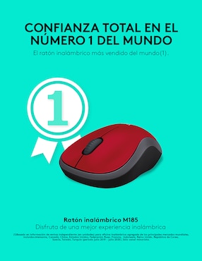 Mouse inalámbrico Logitech M185