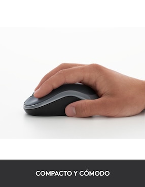 Mouse/mouse gamer inalámbrica logitech m185 gris 910-002225