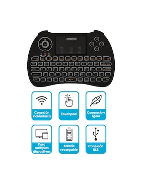 Teclado inalámbrico Red Lemon Mini Con Touchpad