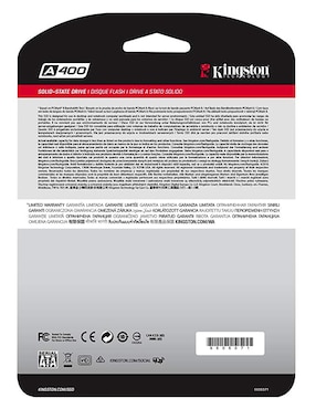 SSD Kingston Sa400S37 480G 2.5 Sata