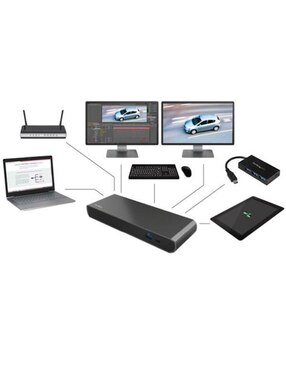 Docking Station Thunderbolt 3 con Salidas Dobles de Video 4K para Laptops Replicador de Puertos 5K Startech.com