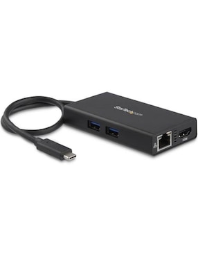 Adaptador Multipuertos USB-C Con HDMI De 4K 2x Puertos USB A PD De 60W Negro Startech.com