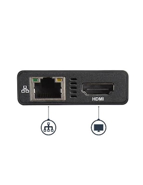 Adaptador Multipuertos USB-C con HDMI de 4K 2x Puertos USB A PD de 60W negro Startech.com