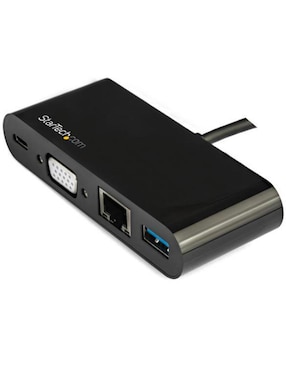 Replicador de Puertos USB-C para Laptops Docking Station USB Tipo C VGA GbE con Puerto USB 3.0 Win Mac Chrome Startech.com
