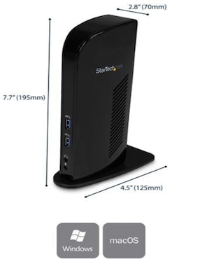 Docking Station USB 3.0 para Dos Pantallas con HDMI DVI StarTech.com