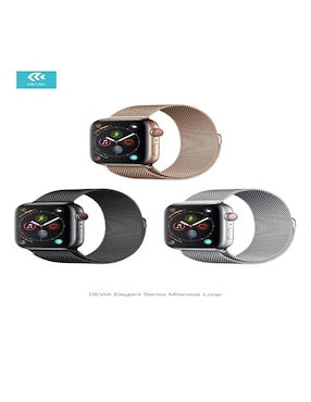 Correa Extensible para Apple Watch Devia Metálica Milanese 42mm 44mm