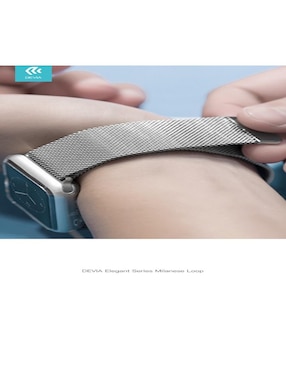 Correa Extensible para Apple Watch Devia Metálica Milanese 42mm 44mm