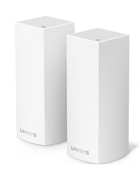 Router Inalámbrico Linksys WHW0302 Velop AC4400 Triple Banda 2 Nodos