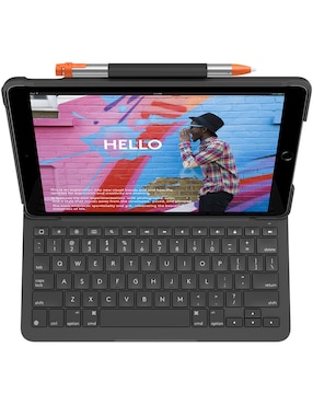 Teclado conexión inalámbrica Logitech Slim Folio Ipad (7 Y 8 Gen)