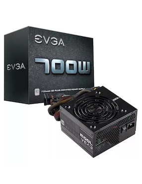 Fuente De Poder PC 700W Gamer EVGA 80 Plus White 100-W1-0700-K1