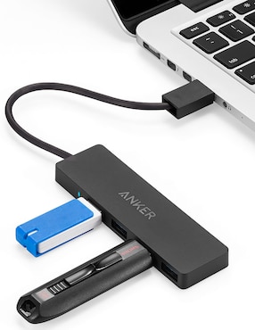 Adaptador Hub Slim 4 Puertos USB 3.0