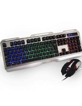 Kit 2 en 1 Teclado y Mouse Naceb Cyborg Gamer 3200 DPI NA-0911