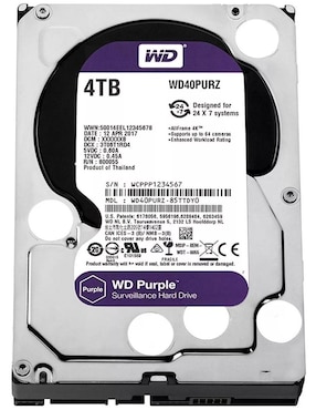 Disco duro externo Western Digital capacidad 4 TB
