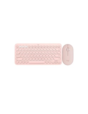 Teclado y Mouse Logitech K380 M350 Bluetooth rosa Kit Especial Decme