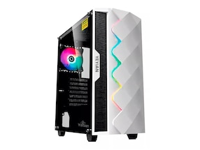 Gabinete Gamer Yeyian ABYSS 2500 ATX RG Cristal Templado blanco YGA-49702