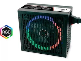 Fuente De Poder Gamer Yeyian Raiden 500w 80 Plus White RGB