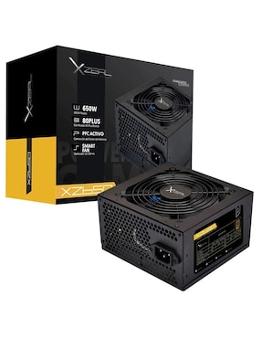 Fuente de Poder Stylos XZEAL XZ650 650W 80 Bronce Plus negro